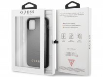 Guess Iridescent Hard Case Zwart - iPhone 11 Pro hoesje