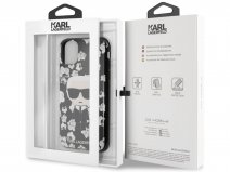 Karl Lagerfeld Flower TPU Case - iPhone 11 Pro hoesje