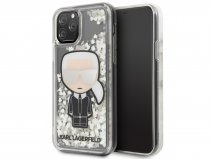 Karl Lagerfeld Glow in the Dark Liquid Case - iPhone 11 Pro hoesje