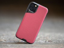 Mous Contour Leather Case Rood - iPhone 11 Pro hoesje