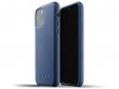 Mujjo Full Leather Case Blauw Leer - iPhone 11 Pro Hoesje
