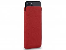 Sena Ultraslim Sleeve Rood Leer - iPhone 11 Pro hoesje