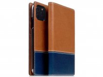 SLG Design D+ Temponata Bookcase Tan - iPhone 11 Pro hoesje