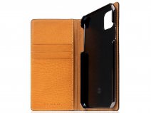 SLG Design D6 Minerva Bookcase Tan - iPhone 11 Pro hoesje