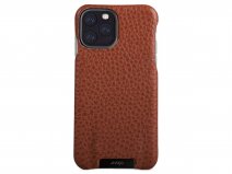 Vaja Grip Leather Case Cognac - iPhone 11 Pro Hoesje Leer
