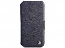 Vaja Folio Case Donkerblauw - iPhone 11 Pro Hoesje Leer