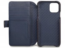 Vaja Wallet Agenda Case Donkerblauw - iPhone 11 Pro Hoesje Leer