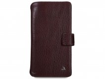 Vaja Wallet Agenda Case Donkerbruin - iPhone 11 Pro Hoesje Leer