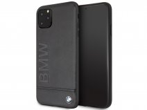 BMW Signature Case Zwart Leer - iPhone 11 Pro Max hoesje