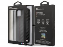 BMW M Sport Stitched Case Zwart - iPhone 11 Pro Max hoesje