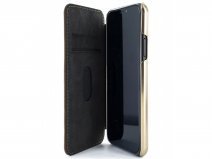 Greenwich Blake Folio Saddle/Gold - iPhone 11 Pro Max Hoesje Leer
