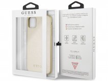 Guess Iridescent Hard Case Goud - iPhone 11 Pro Max hoesje