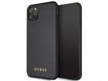 Guess Iridescent Hard Case Zwart - iPhone 11 Pro Max hoesje