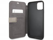 Mercedes-Benz Leather Bookcase Bruin - iPhone 11 Pro Max hoesje