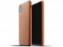Mujjo Full Leather Case Tan Leer - iPhone 11 Pro Max Hoesje