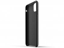 Mujjo Full Leather Case Zwart Leer - iPhone 11 Pro Max Hoesje
