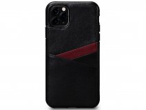 Sena Lugano Wallet Zwart - iPhone 11 Pro Max Hoesje Leer