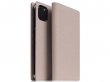 SLG Design D8 Folio Leer Light Cream - iPhone 11 Pro Max hoesje