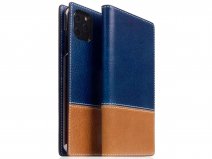 SLG Design D+ Temponata Bookcase Blauw - iPhone 11 Pro Max hoesje