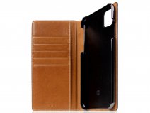 SLG Design D+ Temponata Bookcase Tan - iPhone 11 Pro Max hoesje