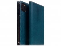 SLG Design D6 Minerva Bookcase Blauw - iPhone 11 Pro Max hoesje