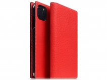 SLG Design D6 Minerva Bookcase Rood - iPhone 11 Pro Max hoesje
