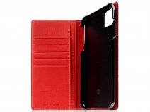 SLG Design D6 Minerva Bookcase Rood - iPhone 11 Pro Max hoesje