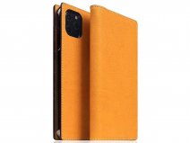 SLG Design D6 Minerva Bookcase Tan - iPhone 11 Pro Max hoesje