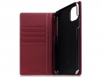 SLG Design D8 Folio Leer Burgundy Rose - iPhone 11 Pro Max hoesje