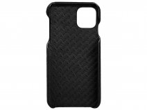 Vaja Grip Leather Case Zwart - iPhone 11 Pro Max Hoesje Leer