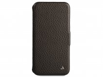 Vaja Folio Case Zwart - iPhone 11 Pro Max Hoesje Leer