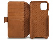 Vaja Wallet Agenda Case Bruin - iPhone 11 Pro Max Hoesje Leer