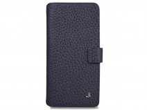 Vaja Wallet Agenda Case Donkerblauw - iPhone 11 Pro Max Hoesje Leer