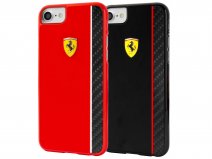 Ferrari Paddock Carbon Hard Case - iPhone SE / 8 / 7 hoesje