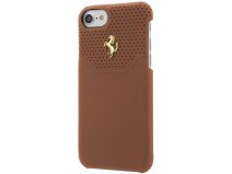 Ferrari Lusso Back Case - iPhone 7 Hoesje Echt Leer