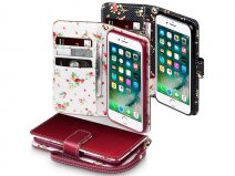 CaseBoutique Flower Bookcase - iPhone SE / 8 / 7 hoesje