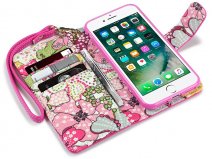 CaseBoutique Lily Wallet Bookcase - iPhone SE / 8 / 7 hoesje