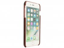 Pierre Cardin Stitches Case Leer - iPhone 8+/7+ hoesje
