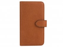 Agna Magneat 2in1 Case Cognac Leer - iPhone SE / 8 / 7 hoesje