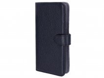 Agna Magneat 2in1 Case Navy Leer - iPhone SE / 8 / 7 hoesje