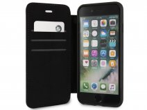 BMW Logo Bookcase Beige - Leren iPhone SE / 8 / 7 / 6(s) hoesje