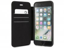BMW Logo Bookcase Zwart - Leren iPhone SE / 8 / 7 / 6(s) hoesje