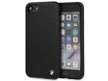 BMW Perforated Case Zwart Leer - iPhone SE / 8 / 7 / 6(s) hoesje