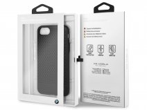 BMW Perforated Case Zwart Leer - iPhone SE / 8 / 7 / 6(s) hoesje