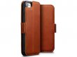 CaseBoutique Slim Book Cognac Leer - iPhone 8/7 hoesje
