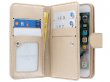 Full Wallet Book Case XL Goud - iPhone SE 2020 / 8 / 7 hoesje