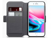 CaseBoutique Slim Book Grijs Leer - iPhone SE 2020 / 8 / 7 hoesje