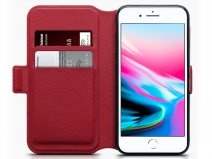 CaseBoutique Slim Book Rood Leer - iPhone SE / 8 / 7 hoesje