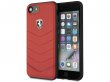 Ferrari Heritage TPU Leather Case Rood - iPhone SE 2020 / 8 / 7 / 6(s) hoesje
