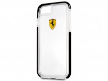 Ferrari Shockproof Case Zwart - iPhone SE / 8 / 7 hoesje